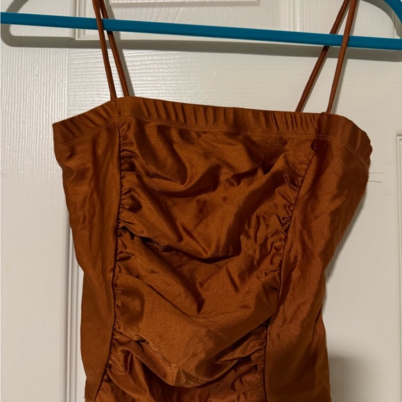 Love Culture Bronze Metallic Top - Picture 5 of 5